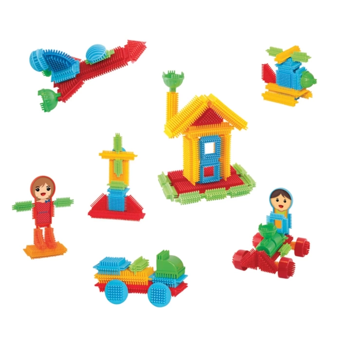 Kaktüs Bloklar (100Parça) - Kaktüs Oyuncak - Lego Seti - Kaktüs Lego - Taraklı Lego