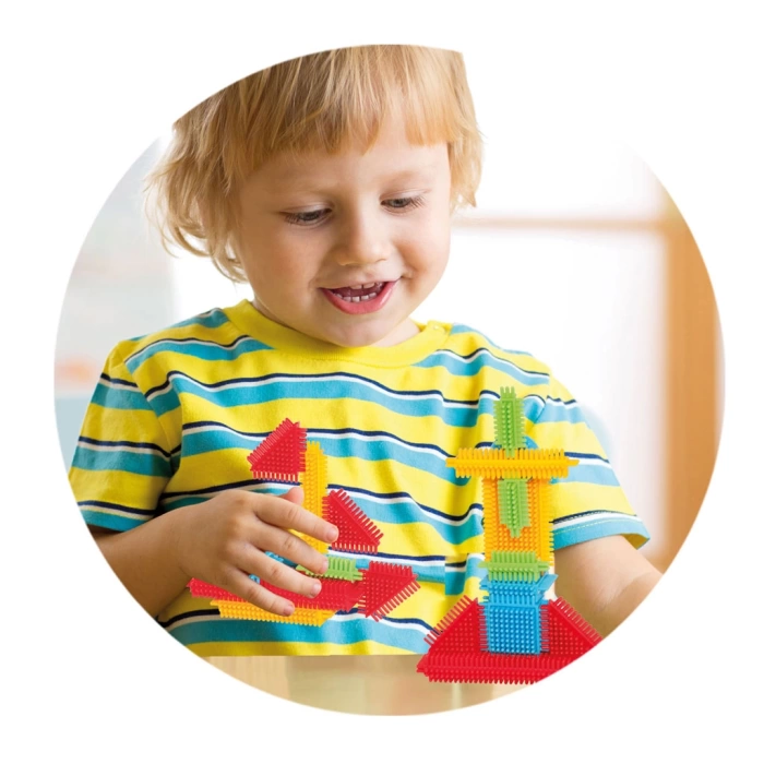 Kaktüs Bloklar (55 Parça) - Kaktüs Oyuncak - Lego Seti - Kaktüs Lego - Taraklı Lego