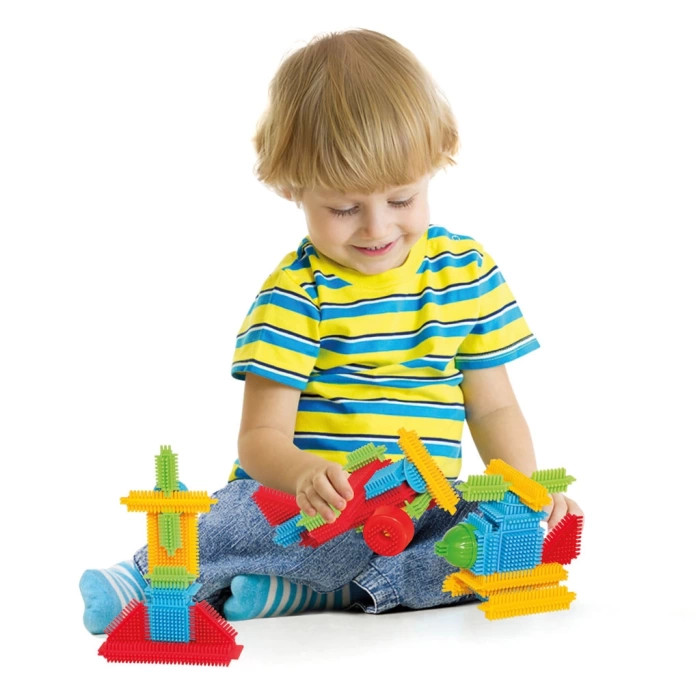 Kaktüs Bloklar (55 Parça) - Kaktüs Oyuncak - Lego Seti - Kaktüs Lego - Taraklı Lego