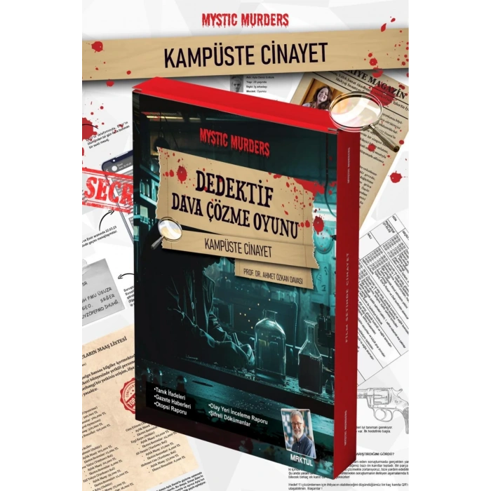 Kampüste Cinayet Dedektif Oyunu - Dava Çözme Oyunu - Suç Çözme Oyunu - Cinayet Oyunu Cinayet Çözme