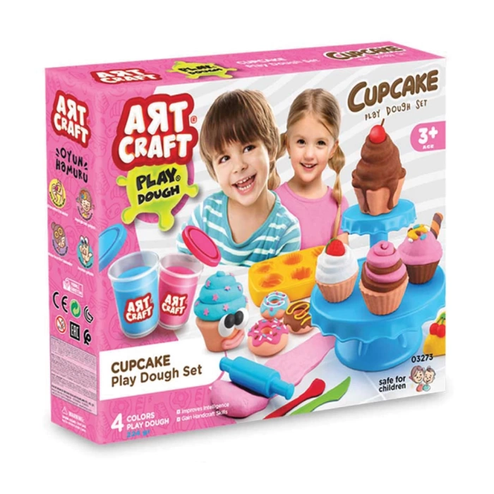 Kapkek Oyun Hamur Seti 224 Gr. - Oyun Hamuru Seti - Hamur Setleri - Kap Kek Hamur Seti - Pasta Hamur