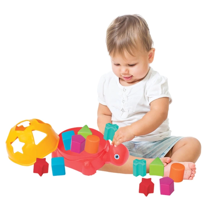 Kaplumbağa Bul-Tak - Bultak Lego - Bebek Oyuncağı - Şekil Takmaca