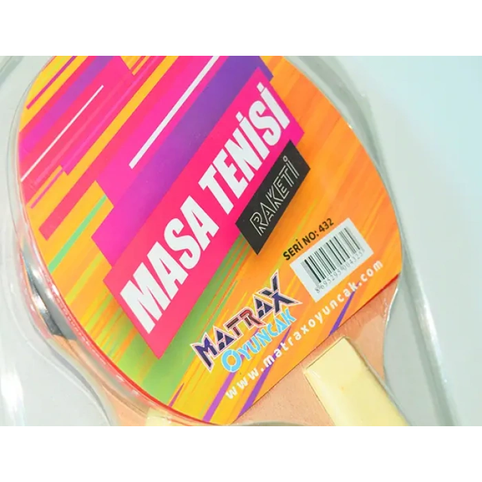 Klasik Masa Tenisi Raketi - Okul İçin Masa Tenisi Raketi - Tenis Oyuncakları - Masa Tenisi Oyunu - Raket