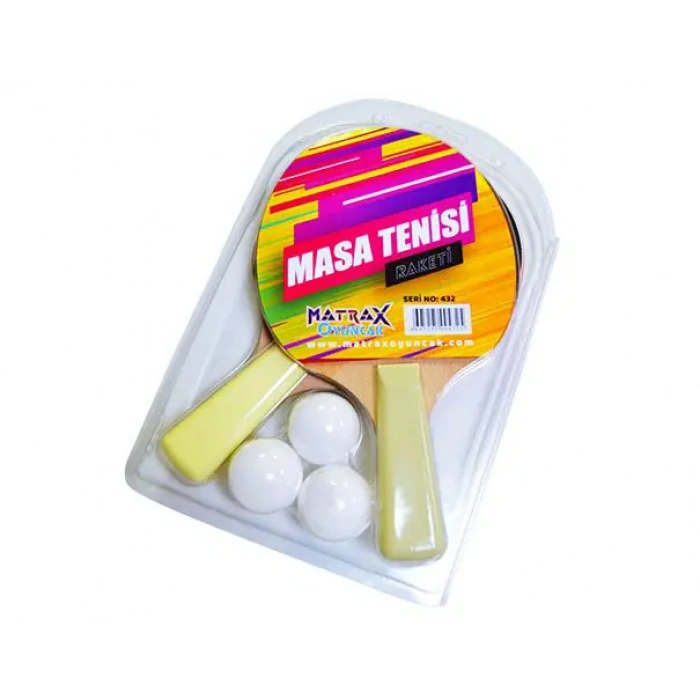Klasik Masa Tenisi Raketi - Okul İçin Masa Tenisi Raketi - Tenis Oyuncakları - Masa Tenisi Oyunu - Raket