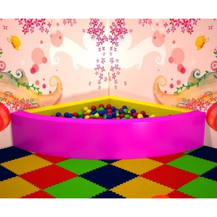 Köşe Top Havuzu - Soft Play Top Havuzu Çocuk Oyun Alanı - Sünger Oyun Alanı