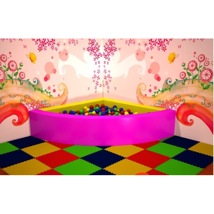 Köşe Top Havuzu - Soft Play Top Havuzu Çocuk Oyun Alanı - Sünger Oyun Alanı