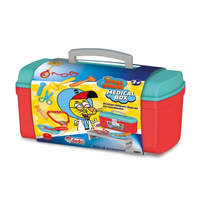 Kral Şakir Medikal Çanta - Doktor Setleri - Doktor Oyuncak Seti - Hemşire Oyunu