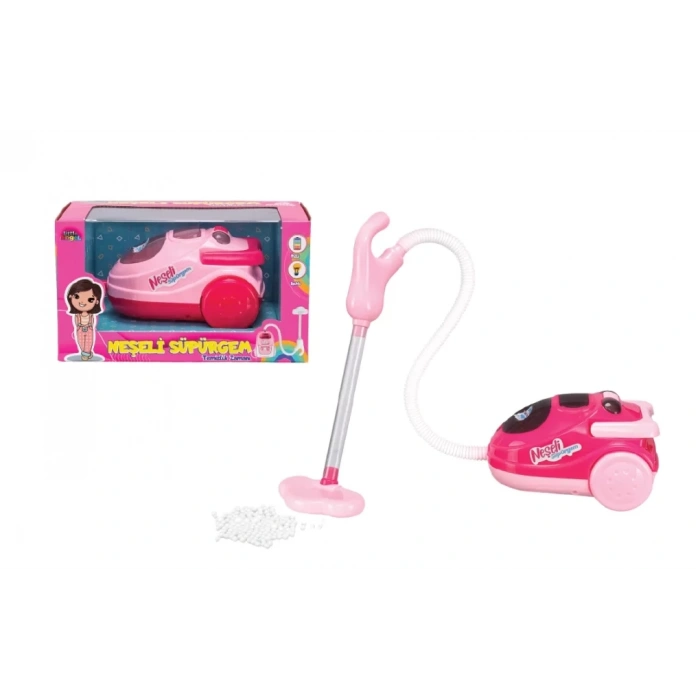 Küçük Pilli Neşeli Süpürgem - Pilli Oyuncak Süpüge - Elektirikli Süpürge Oyuncak - Işıklı Sesli Süpürge - Pilli Işıklı Sesli Süpürge