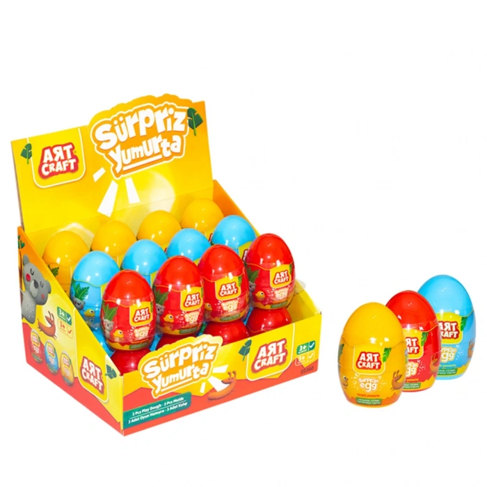 Küçük Sürpriz Yumurta (Tekli) - Hamur Yumurta - Süpriz Oyuncak - Süpriz Hediyeler