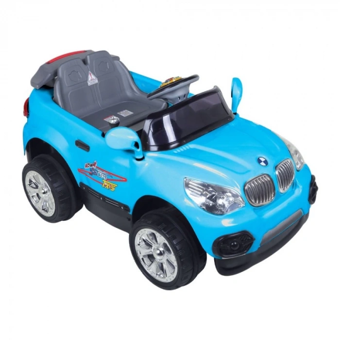 Kumandalı BMW Akülü Araba Mavi - Kumandalı 12 Volt Tek Kişilik Akülü Araba Akülü JEEP - TX5 Sport Akülü Araba