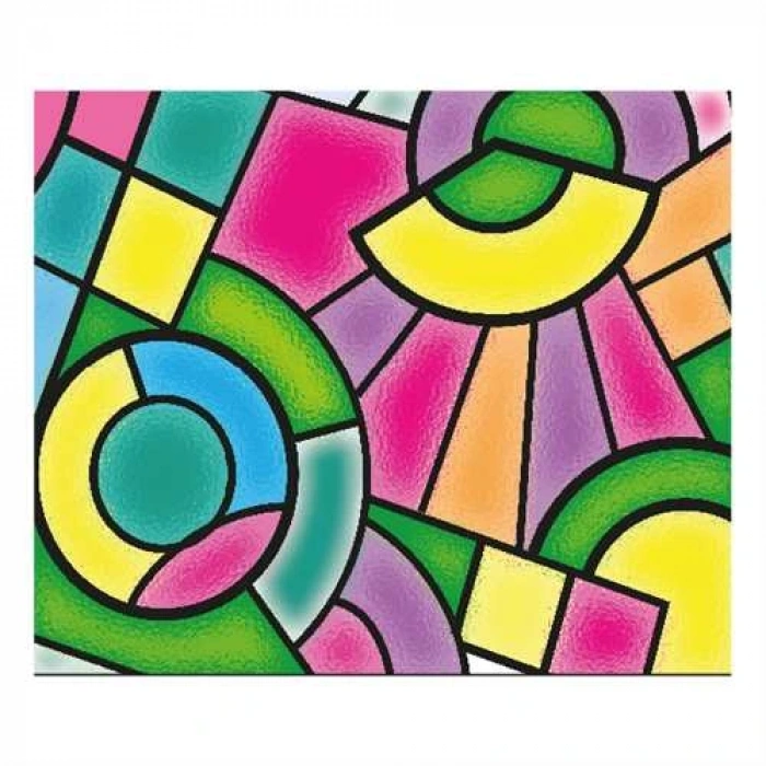 Kumtoys Cam Vitray Boyama Seti - Sanat Seti - Boyama Setleri - Cam Boyama Seti