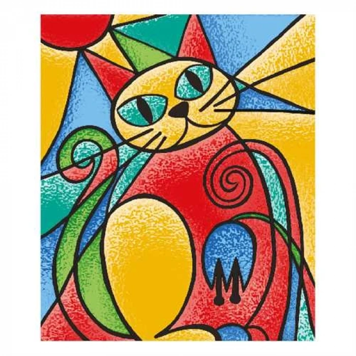 Kumtoys Cam Vitray Boyama Seti - Sanat Seti - Boyama Setleri - Cam Boyama Seti