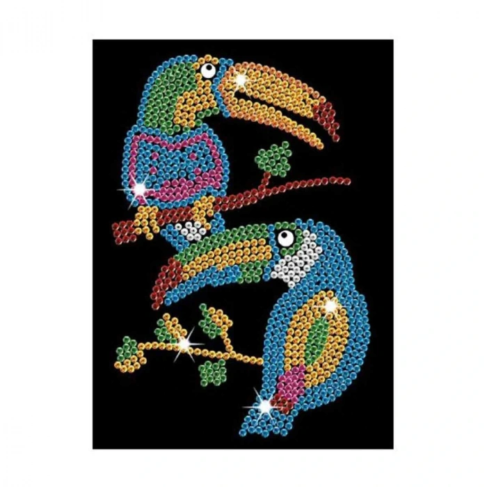 Kumtoys Pul Sanatı Hobi Seti- Sanat Seti - Pul Nakış Setleri - Pul ile Resim Seti