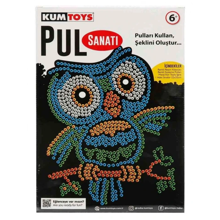 Kumtoys Pul Sanatı Hobi Seti- Sanat Seti - Pul Nakış Setleri - Pul ile Resim Seti