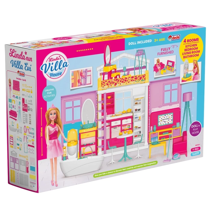 Lindanın Villa Evi - Villa Oyuncak - Lindanın Villa Seti - Barbie Villa Evi Seti