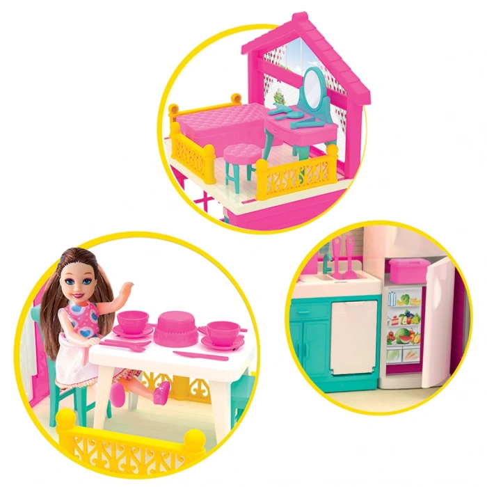 Lolanın Düşler Evi - Ev Oyuncak - Lolanın Düşler Ev Seti - Barbie Ev Seti