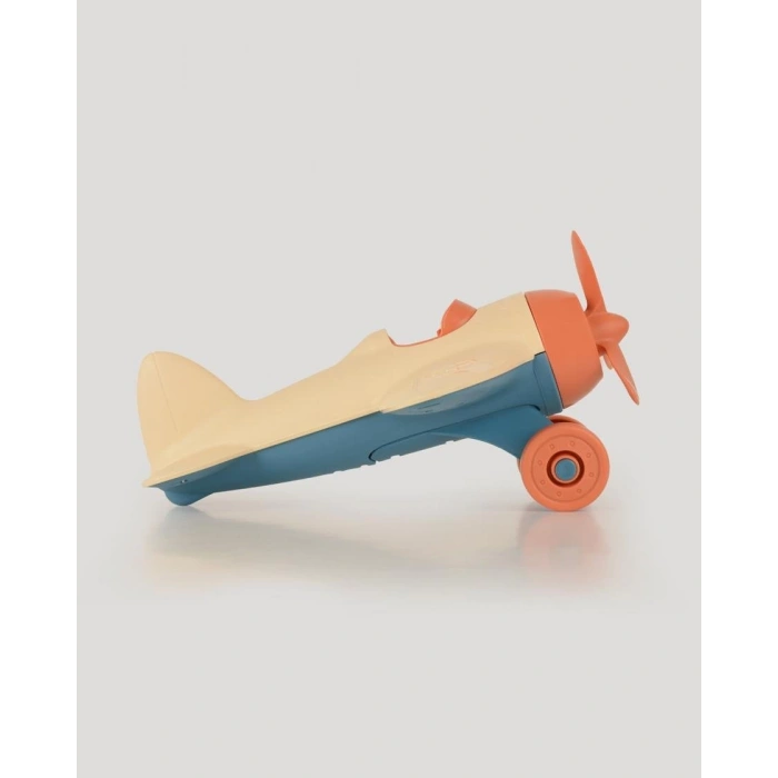 Lüx Bej Pırpır Uçak - Plastik Uçak - Kırılmaz Oyuncak - Kırılmaz Uçak - Uçak Oyuncaklar - Uçak Setleri