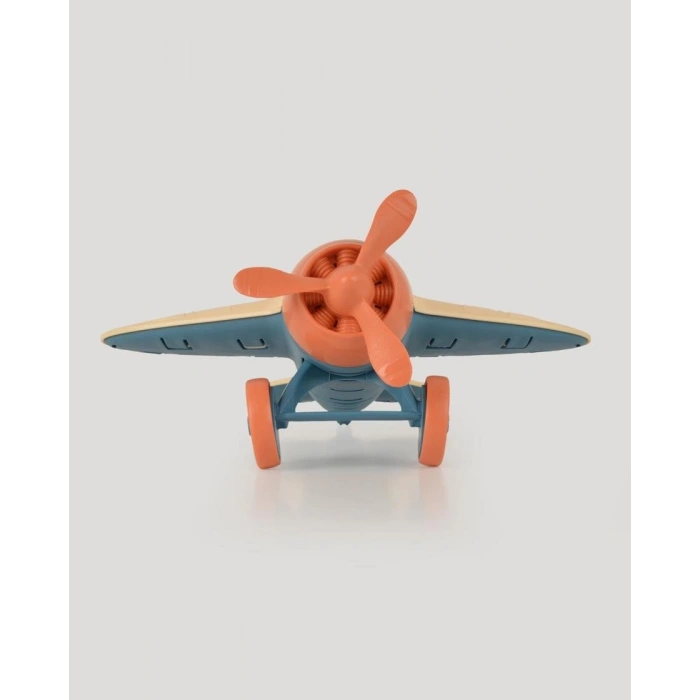 Lüx Bej Pırpır Uçak - Plastik Uçak - Kırılmaz Oyuncak - Kırılmaz Uçak - Uçak Oyuncaklar - Uçak Setleri