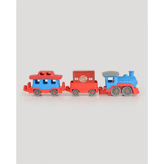 Lüx Çuf Çuf Tren Seti - Plastik Tren - Kırılmaz Oyuncak - Kırılmaz Tren - Tren Oyuncakları - Tren Setleri