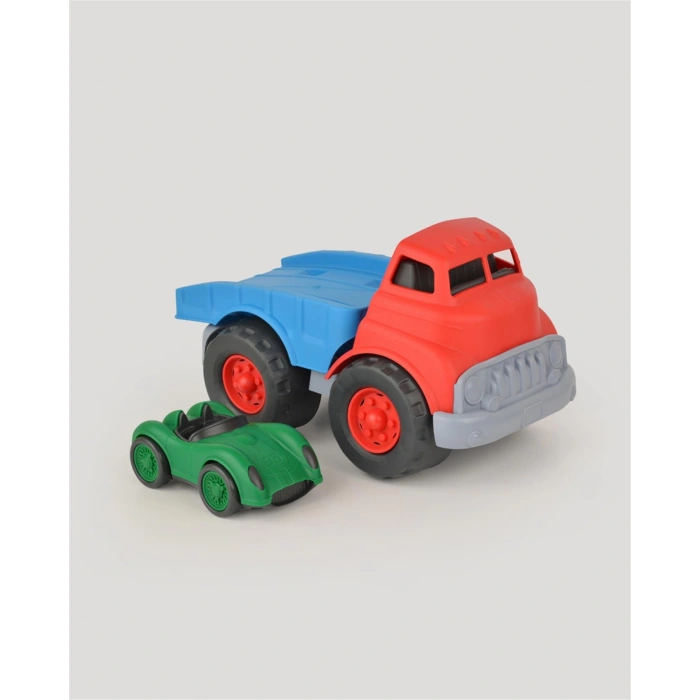 Lüx Kırmızı Büyük Çekici Kamyon - Plastik Çekici - Kırılmaz Oyuncak - Kırılmaz Çekici - Çekici Oyuncakları - Çekici Setleri