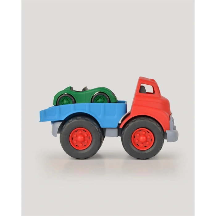 Lüx Kırmızı Büyük Çekici Kamyon - Plastik Çekici - Kırılmaz Oyuncak - Kırılmaz Çekici - Çekici Oyuncakları - Çekici Setleri
