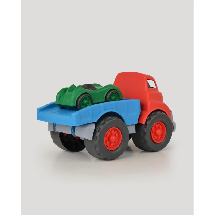 Lüx Kırmızı Büyük Çekici Kamyon - Plastik Çekici - Kırılmaz Oyuncak - Kırılmaz Çekici - Çekici Oyuncakları - Çekici Setleri