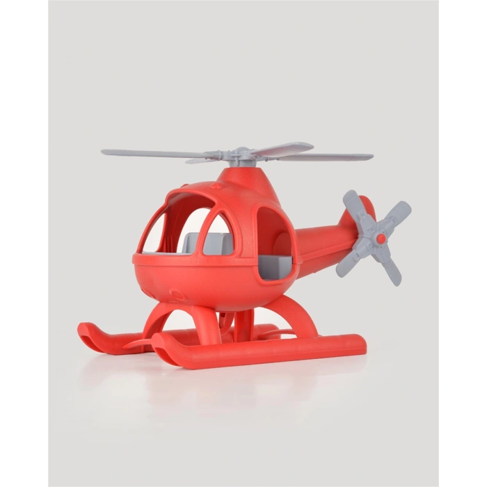Lüx Kırmızı Büyük Helikopter - Plastik Helikopter - Kırılmaz Oyuncak - Kırılmaz Helikopter - Helikopter Oyuncakları - Helikopter Setleri