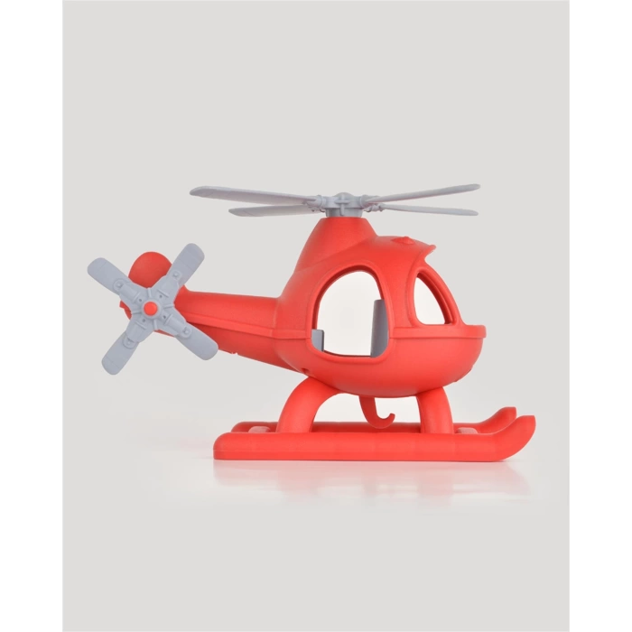 Lüx Kırmızı Büyük Helikopter - Plastik Helikopter - Kırılmaz Oyuncak - Kırılmaz Helikopter - Helikopter Oyuncakları - Helikopter Setleri