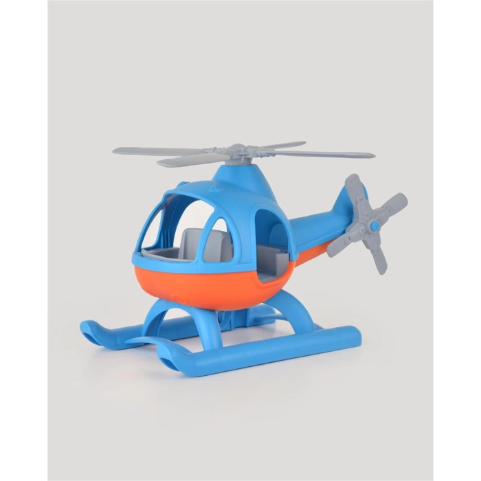 Lüx Mavi Büyük Helikopter - Plastik Helikopter - Kırılmaz Oyuncak - Kırılmaz Helikopter - Helikopter Oyuncakları - Helikopter Setleri