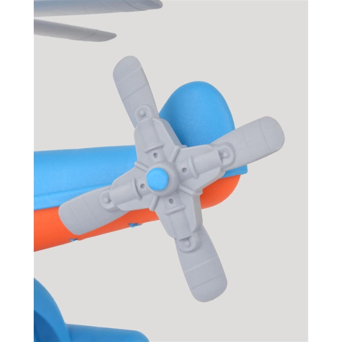 Lüx Mavi Büyük Helikopter - Plastik Helikopter - Kırılmaz Oyuncak - Kırılmaz Helikopter - Helikopter Oyuncakları - Helikopter Setleri