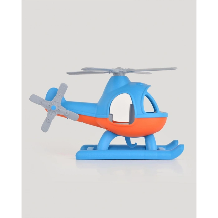 Lüx Mavi Büyük Helikopter - Plastik Helikopter - Kırılmaz Oyuncak - Kırılmaz Helikopter - Helikopter Oyuncakları - Helikopter Setleri