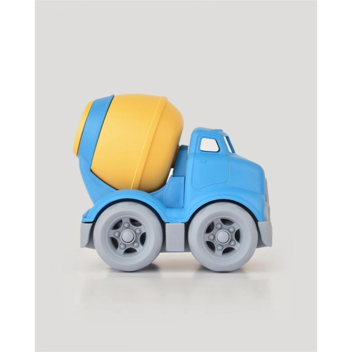 Lüx Mavi Minik Mikser - Plastik Mikser - Kırılmaz Oyuncak - Kırılmaz Çimenyo Kamyon - Çimento Arabası Mikser