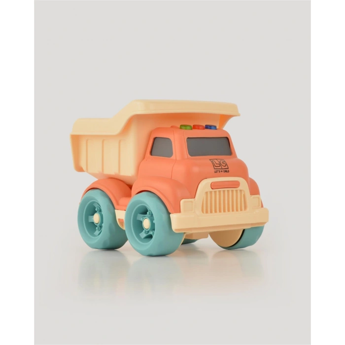 Lüx Somon Sesli ve Işıklı Minik Kamyon - Plastik Kamyon - Kırılmaz Oyuncak - Kırılmaz Kamyon - Işıklı Sesli Kamyon