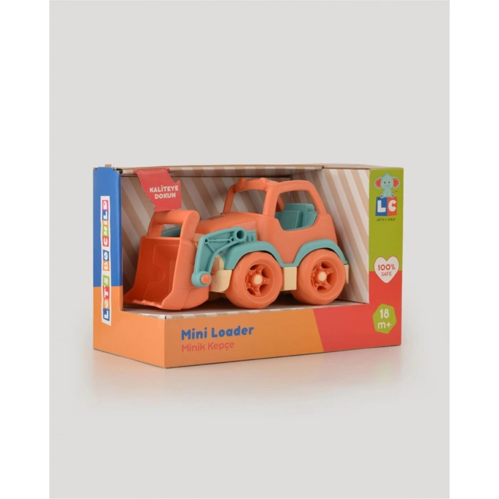 Lüx Somon Minik Kepçe - Plastik Kepçe - Kırılmaz Oyuncak - Kırılmaz Kepçe Dozer - Kepçe Dozer Setleri