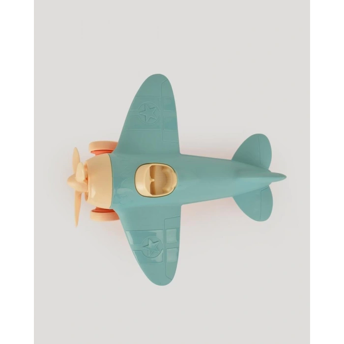 Lüx Turkuaz Pırpır Uçak - Plastik Uçak - Kırılmaz Oyuncak - Kırılmaz Uçak - Uçak Oyuncaklar - Uçak Setleri