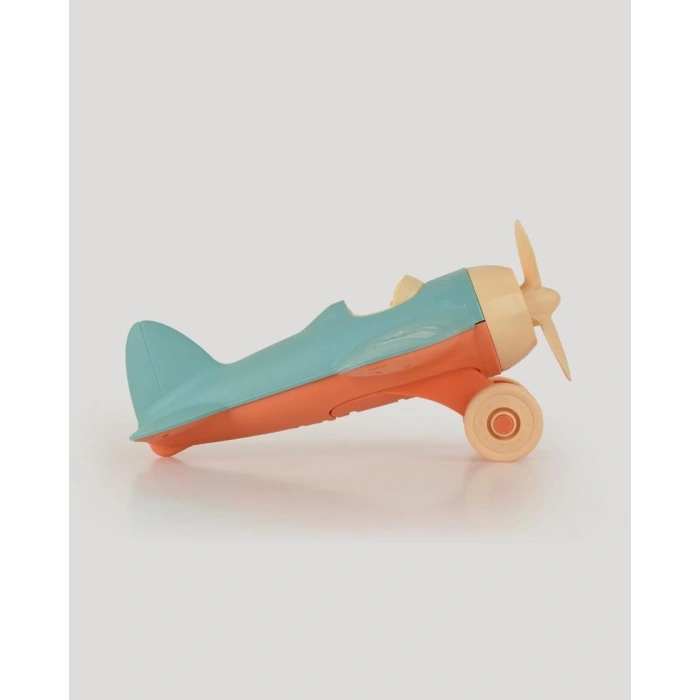 Lüx Turkuaz Pırpır Uçak - Plastik Uçak - Kırılmaz Oyuncak - Kırılmaz Uçak - Uçak Oyuncaklar - Uçak Setleri