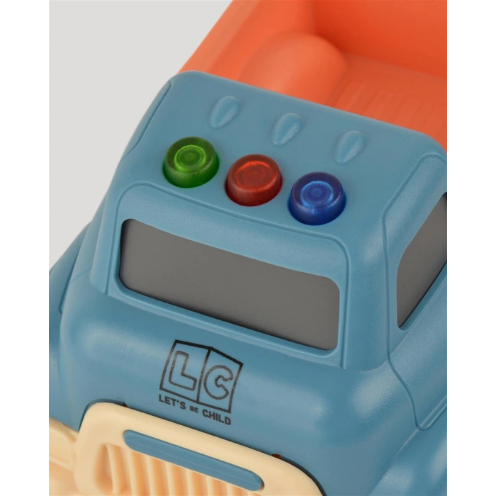 Lüx Turkuaz Sesli ve Işıklı Minik Pikap - Plastik Kamyon - Kırılmaz Oyuncak - Kırılmaz Pikap - Işıklı Sesli Pikap