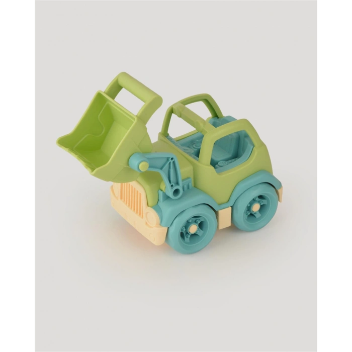 Lüx Yeşil Minik Kepçe - Plastik Kepçe - Kırılmaz Oyuncak - Kırılmaz Kepçe Dozer - Kepçe Dozer Setleri