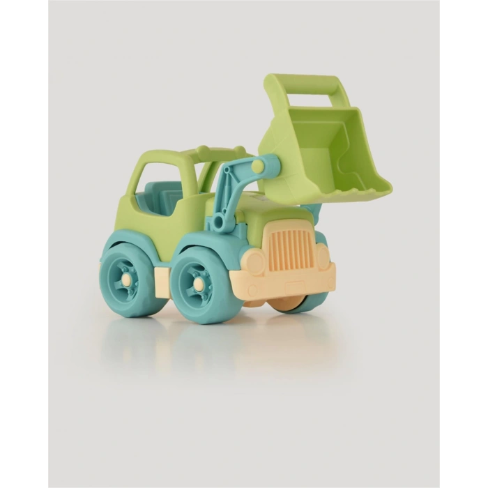 Lüx Yeşil Minik Kepçe - Plastik Kepçe - Kırılmaz Oyuncak - Kırılmaz Kepçe Dozer - Kepçe Dozer Setleri