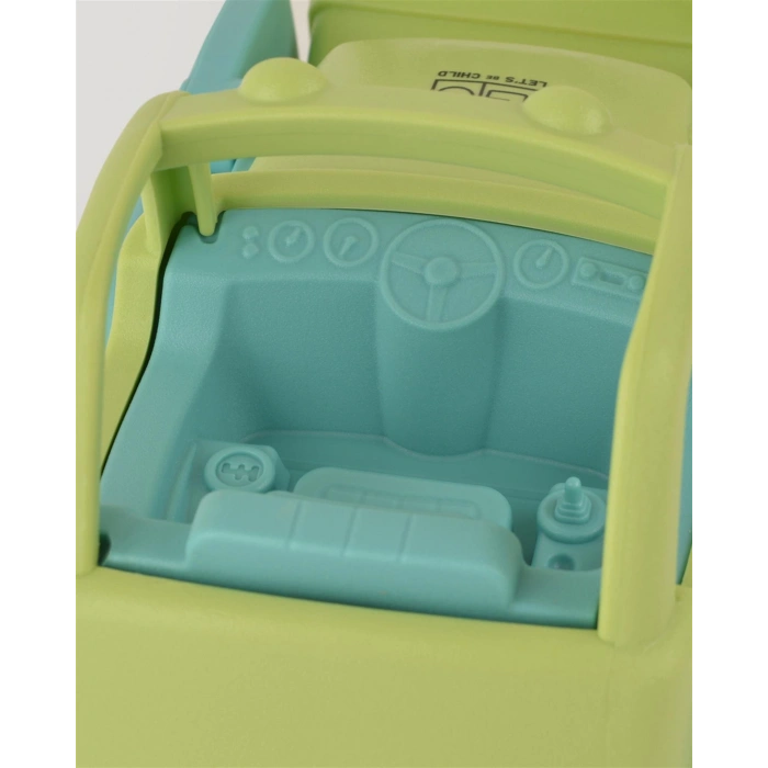 Lüx Yeşil Minik Kepçe - Plastik Kepçe - Kırılmaz Oyuncak - Kırılmaz Kepçe Dozer - Kepçe Dozer Setleri