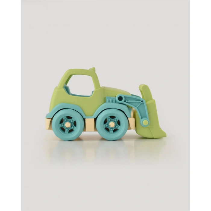 Lüx Yeşil Minik Kepçe - Plastik Kepçe - Kırılmaz Oyuncak - Kırılmaz Kepçe Dozer - Kepçe Dozer Setleri