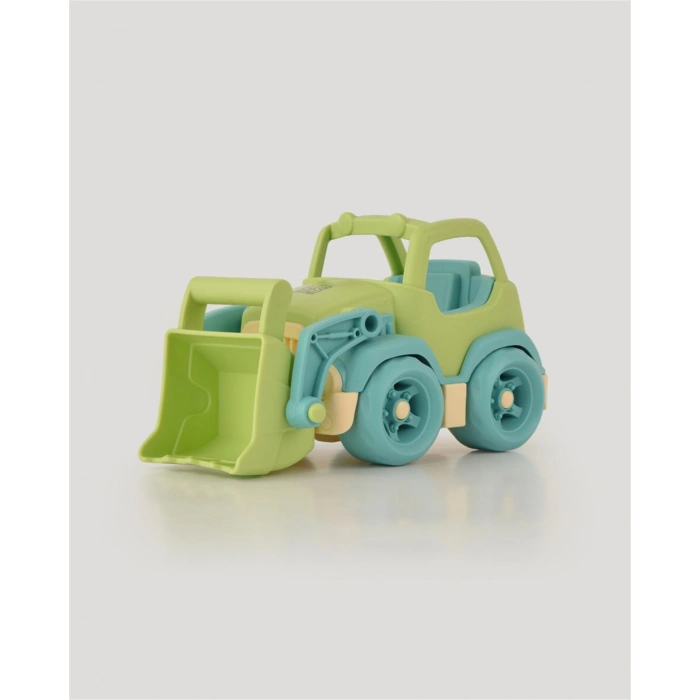 Lüx Yeşil Minik Kepçe - Plastik Kepçe - Kırılmaz Oyuncak - Kırılmaz Kepçe Dozer - Kepçe Dozer Setleri