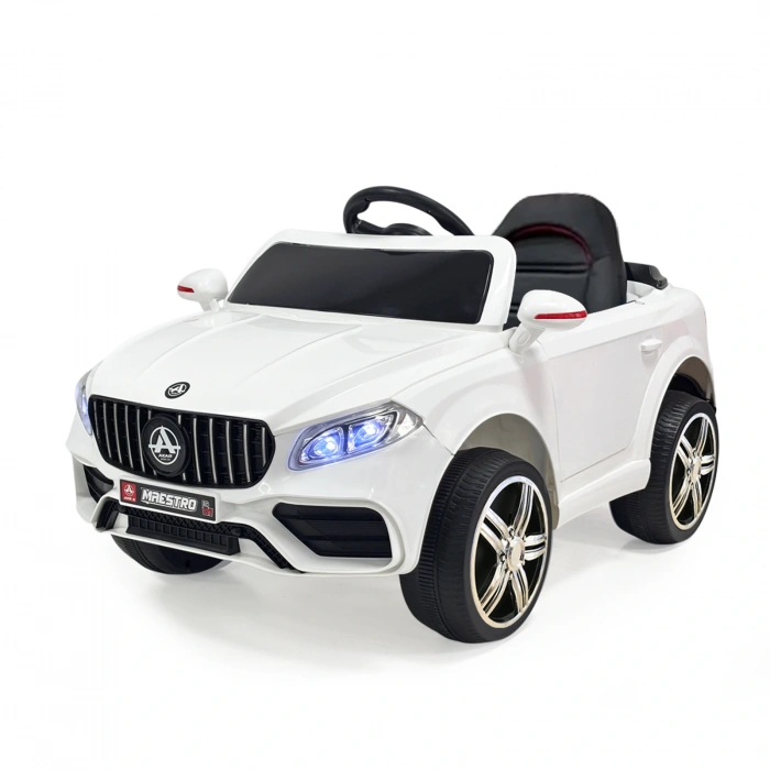 Maestro GT Beyaz Uzaktan Kumandalı 4X2 12 Volt Akülü Araba - RC Mercedes Akülü Araba