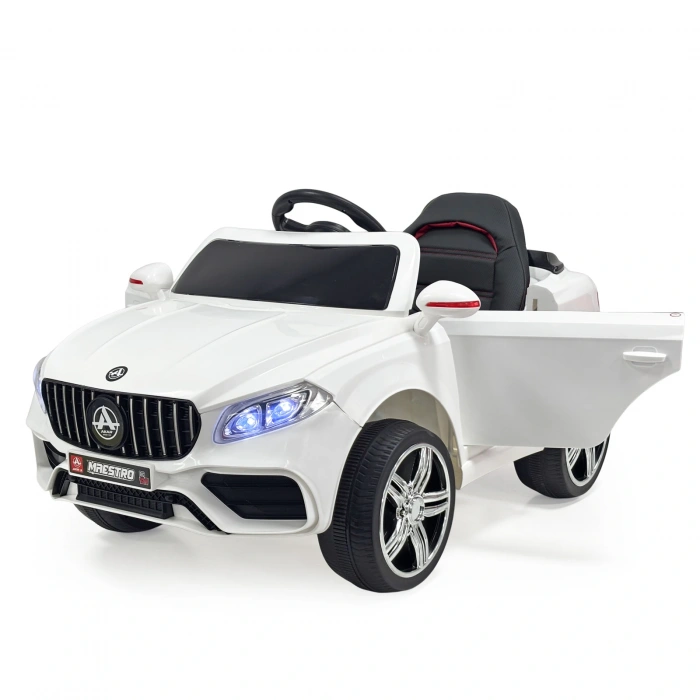 Maestro GT Beyaz Uzaktan Kumandalı 4X2 12 Volt Akülü Araba - RC Mercedes Akülü Araba