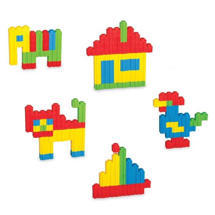 Maxi Tiktak Lego (62 Parça) - Tik-Tak Puzzle - Küçük Bloklar - Maxi Tik Tak Legolar Oyuncak
