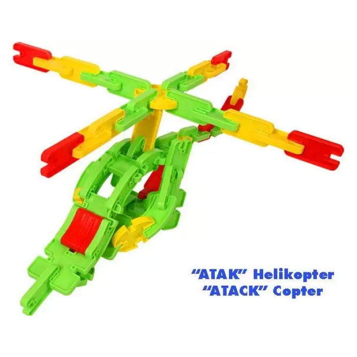 Mega Joesy Eğitici Blok Oyunu 200 Parça - Oyuncak Lego Seti - Birbirine Geçmeli STEM Lego Seti - Eğitici Oyuncak