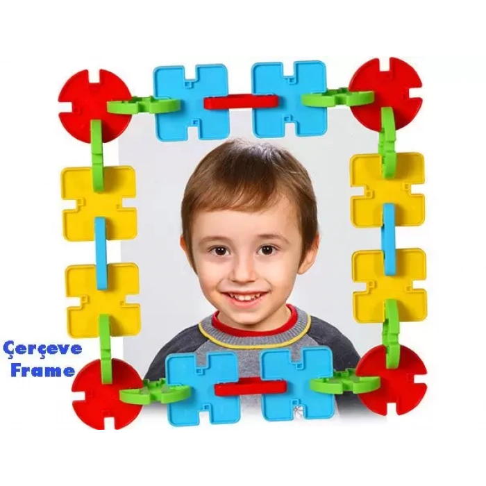 Mega Joesy Eğitici Blok Oyunu 200 Parça - Oyuncak Lego Seti - Birbirine Geçmeli STEM Lego Seti - Eğitici Oyuncak