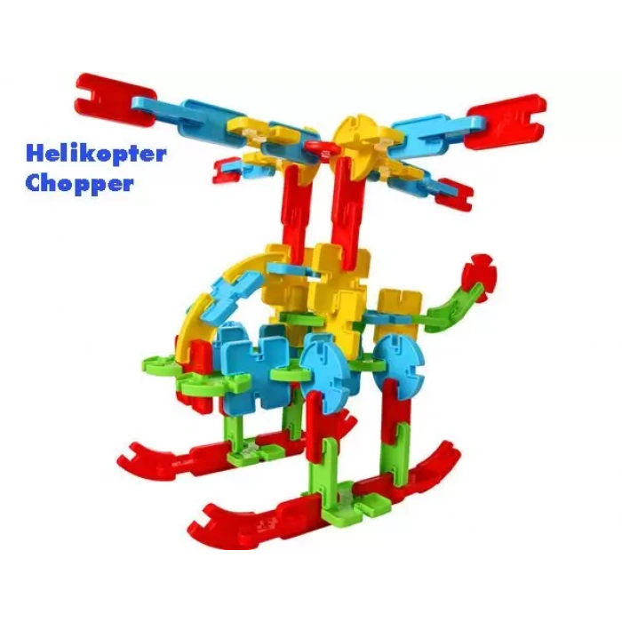 Mega Joesy Eğitici Blok Oyunu 200 Parça - Oyuncak Lego Seti - Birbirine Geçmeli STEM Lego Seti - Eğitici Oyuncak