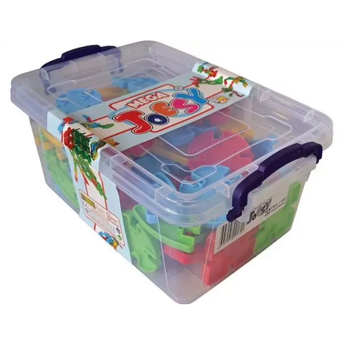 Mega Joesy Eğitici Blok Oyunu 100 Parça - Oyuncak Lego Seti - Birbirine Geçmeli STEM Lego Seti - Eğitici Oyuncak