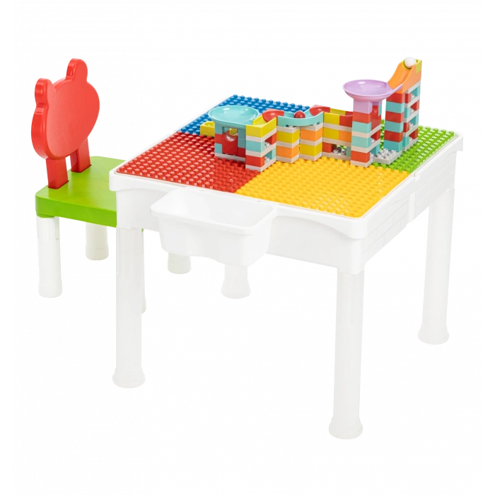 Mega Multi Creative Blok Masa Seti - Slide Blocks - Lego Oyuncakları - Yaratıcı Top Oyunu - Creative Lego